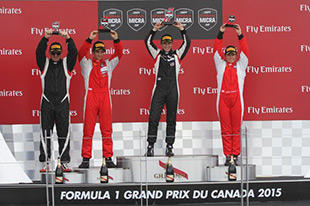 OLIVIER BÉDARD ET STEFAN RZADZINSKI REMPORTENT LES COURSES DE LA COUPE NISSAN MICRA AU GRAND PRIX DU CANADA