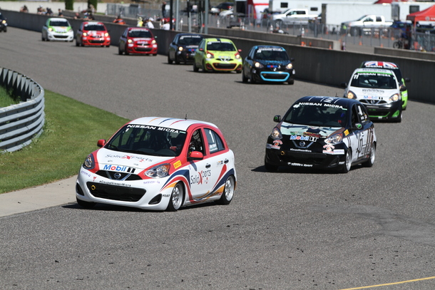 Double victoire pour Olivier Bédard en Coupe Nissan Micra