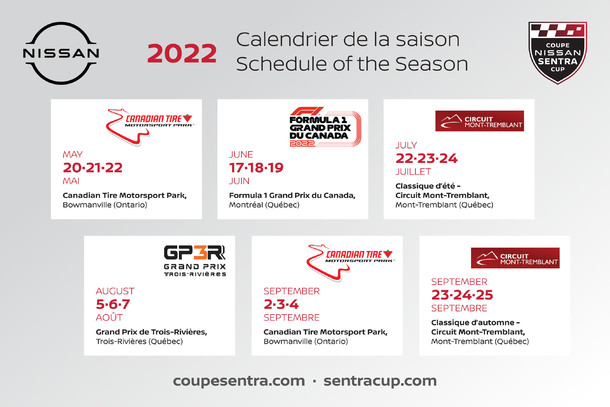 Nissan+Sentra+Cup+announces+its+2022+race+schedule - Sentra Cup Nissan