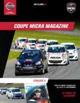 OLIVIER BÉDARD CHAMPION 2015 DE LA COUPE NISSAN MICRA