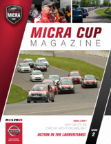 BÉDARD AND COUPAL NISSAN MICRA CUP RACE WINNERS AT THE CIRCUIT MONT-TREMBLANT