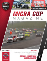 OLIVIER BÉDARD AND KEVIN KING SHARE VICTORIES AT THE OPENING WEEKEND OF THE 2018 NISSAN MICRA CUP