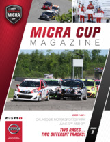 DOUBLE VICTORY FOR OLIVIER BÉDARD AT THIS WEEKEND’S NISSAN MICRA CUP