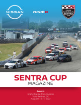 Justin Arseneau and Kevin King are the winners of the Nissan Sentra Cup races at the Grand Prix de Trois-Rivières